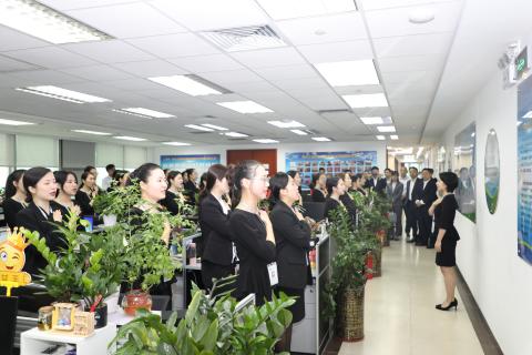明光市市委书记被征途国际企业文化深深感动 | 深入沟通合作空间广阔